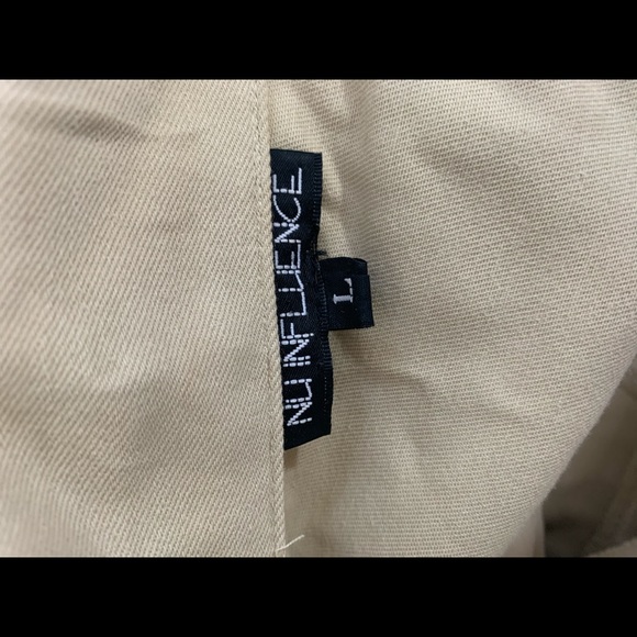 NU Influence 5 Pocket Style Cream Vintage Pants - Picture 9 of 11